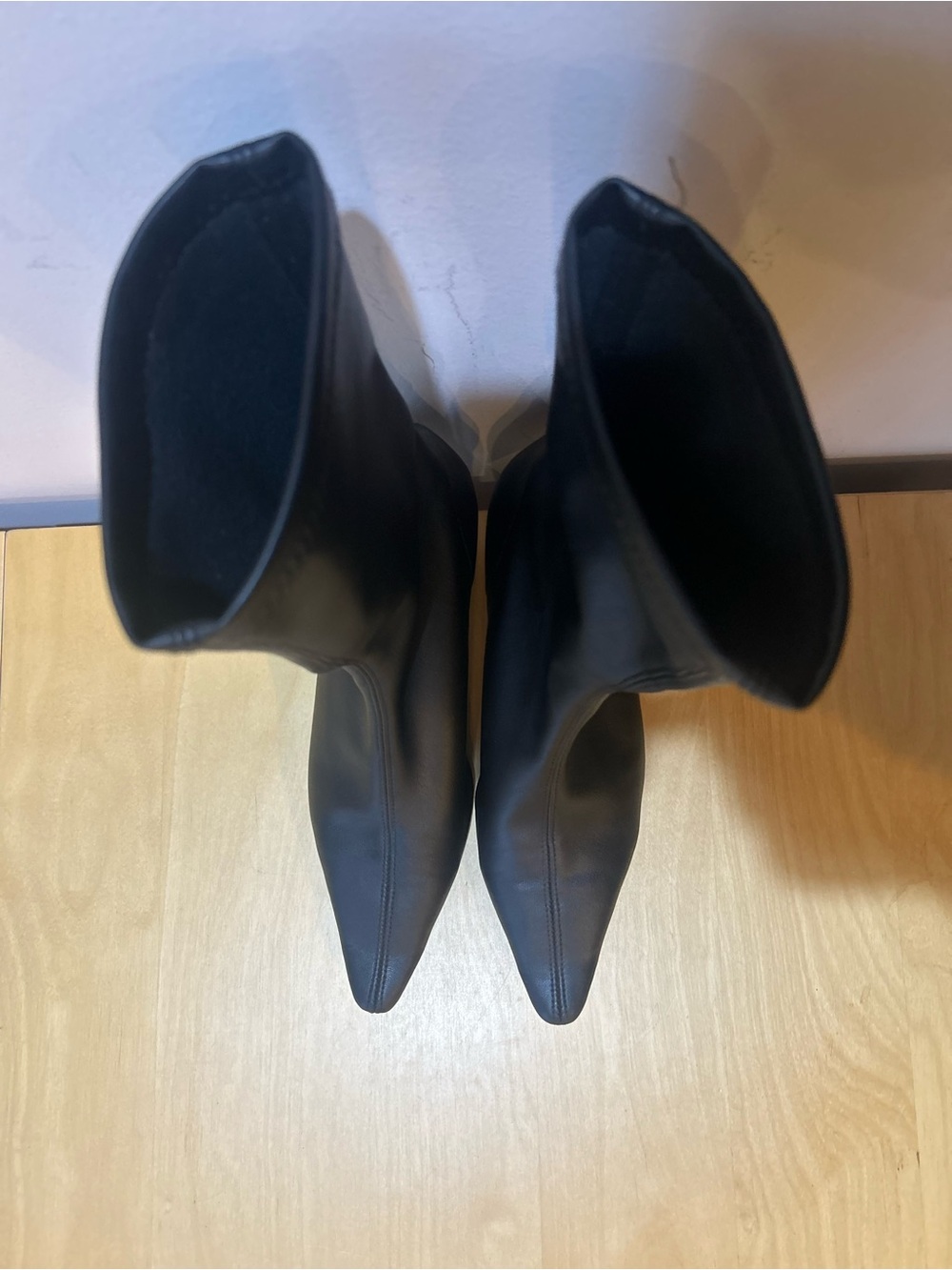Angel Alarcon (Anthropologie) Pointed Toe Kitten Heel Boots Sz 37 - Picture 4 of 7